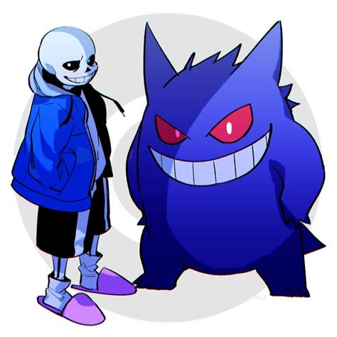 Sans And Gengar Rundertale