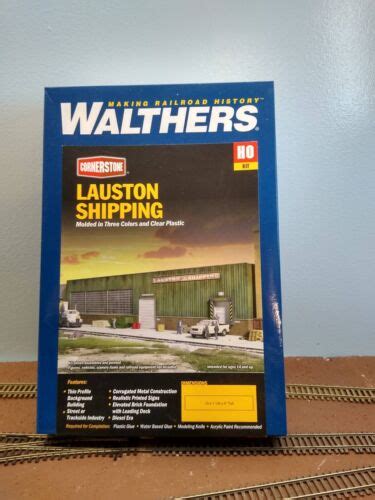 Walthers Cornerstone Ho Lauston Shipping Kit Open Box But