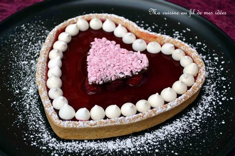 Ma Cuisine Au Fil De Mes Id Es Tarte Coeur Fa On Tiramisu Et Coulis