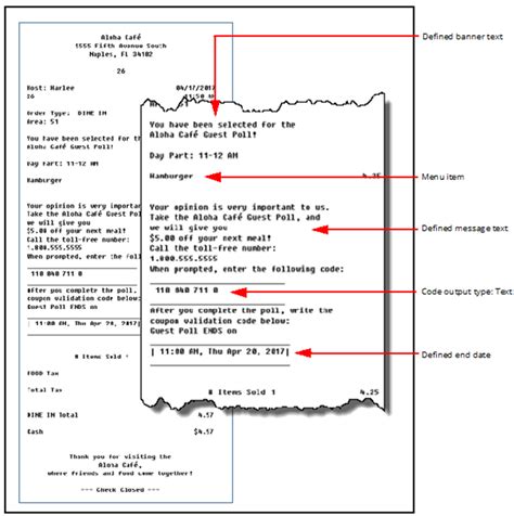 Aloha Pos Using Customer Survey Ncr Docs