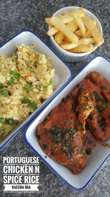 Portuguese Chicken N Spice Rice Recipe By Naeema Mia