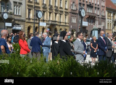 The Mayor Of Krakow Jacek Majchrowski Solemnly Inaugurated The