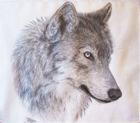 Wolf Profile Drawing at GetDrawings | Free download