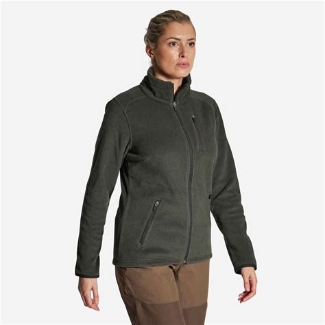 Jagd Fleecejacke Recycling 500 Damen Solognac Decathlon