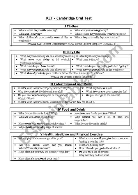 Ket Answering Questions Practice Question And Answer Teaching