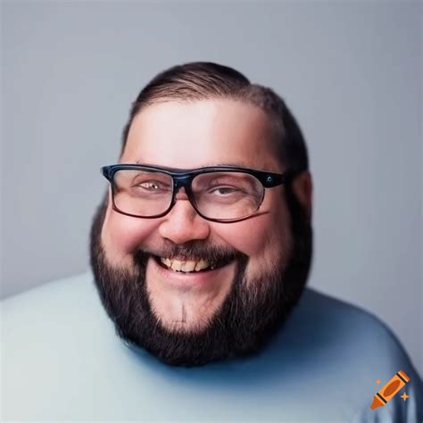 Portrait Of A Happy Man With Glasses