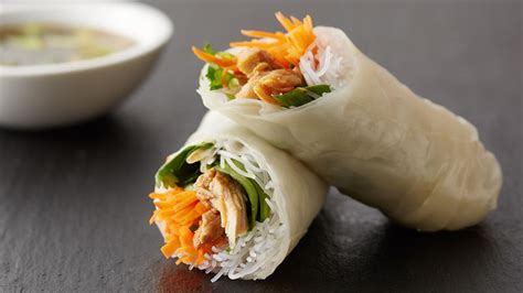 Garlic Chicken Spring Rolls Recipe Tablespoon