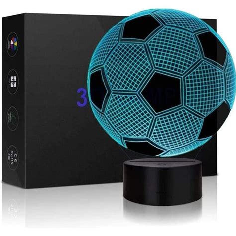 Lampe Illusion 3D LED Ballon De Football Similaire Illusion D Optique