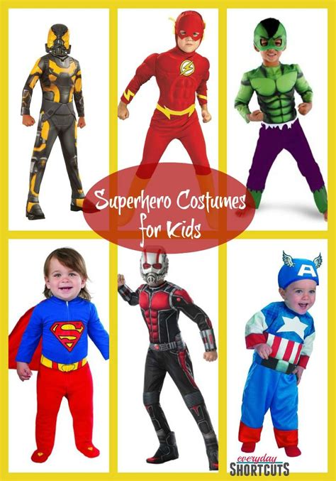 Superhero costumes for kids – Artofit