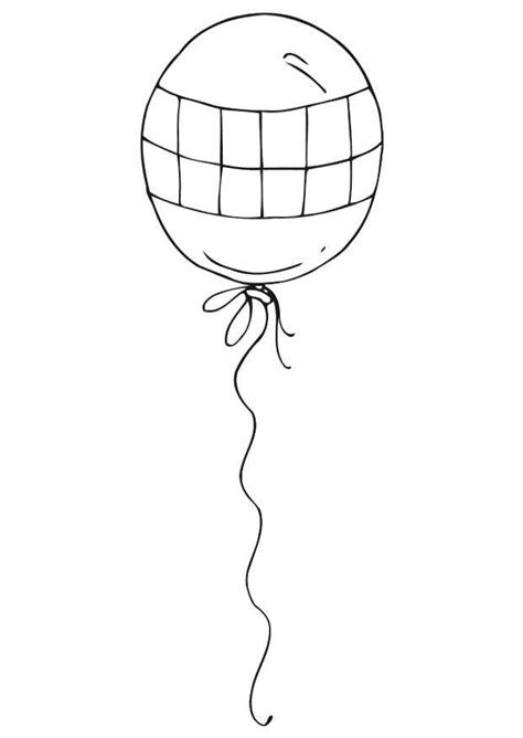 Coloriage Ballon Gratuit à Imprimer Img 12542