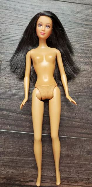 BARBIE DOLL NUDE Fashion Fever Kayla H0663 Dark Brown Hair Brown Eyes 25 00 PicClick CA
