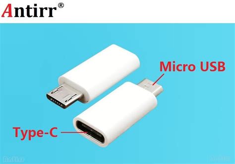 Antirr Micro Usb Male Naar Usb C Vrouwelijke A Grandado