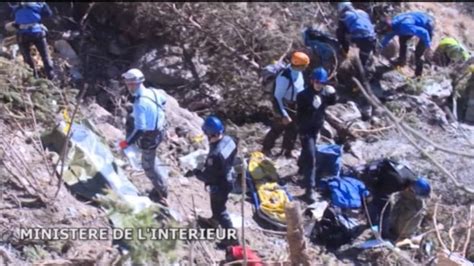 Authorities Search Germanwings Crash Site Video On