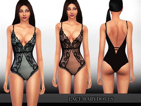 Lace Babydolls Design By Saliwa Found In Tsr Category Sims Female