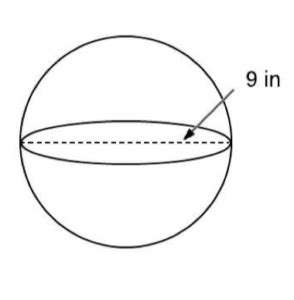 Volume Of A Sphere Problems