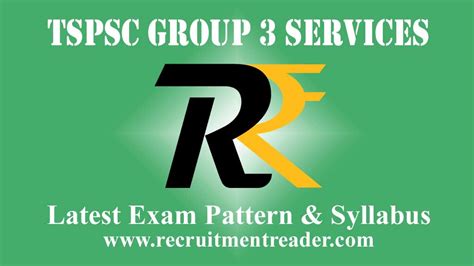 TSPSC Group III Services 2023 Exam Syllabus Pattern PDF RECRUITMENT