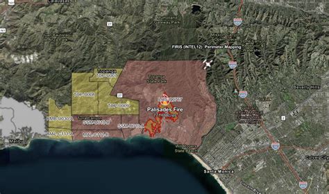 Pacific Palisades Wildfire Maps Show Blaze Exploding in Size - Newsweek