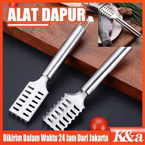 Jual Alat Pembersih Sisik Ikan Stainless Steel Serut Sisik Ikan