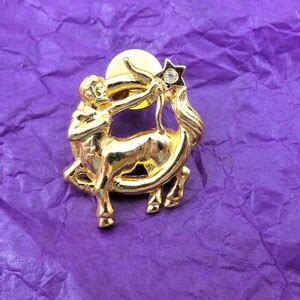 Avon Sagittarius Pin Signs Of The Future Avon Zodiac Ninth