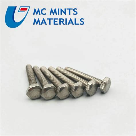 Pcs M X Mm Ti Bolt Titanium Bolt Hexagon Head Original Ti Color