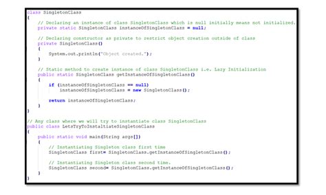 Understanding The Singleton Design Pattern Blog