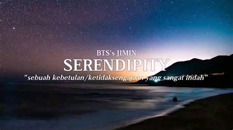 Bts Jimin Serendipity Full Length Indo Sub Youtube