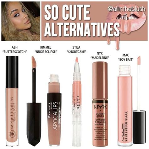 Kylie Jenner Lip Gloss Dupes For So Cute Makeup Dupes Cosmetics