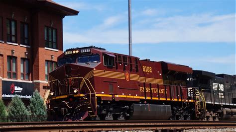 NS 8102 Pennsylvania Railroad Heritage Unit Leads 63V Through