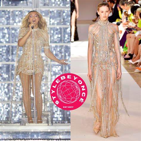 STYLEBEYONCÉ is THIQUE on Twitter Beyoncé wears a custom Elie Saab