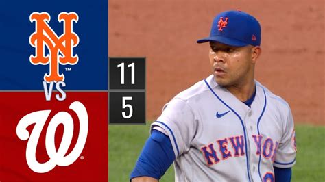 Resumen Mets De Nueva York Vs Nacionales De Washington Mlb