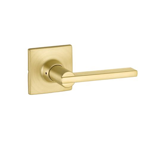 Yale Nils Dummy Lever With Marcel Rosette Satin Brass