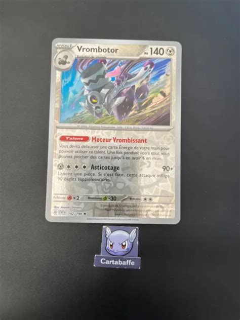 CARTE POKÉMON VROMBOTOR 142 198 Reverse EV1 Ecarlate Violet NEUF EUR