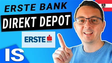 Erste Bank Direkt Depot Sparkasse Sterreich Youtube