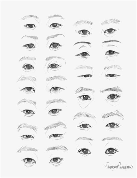 Pin by uwu on Eye | Male eye drawing reference, Easy eye drawing, Eyes types drawings