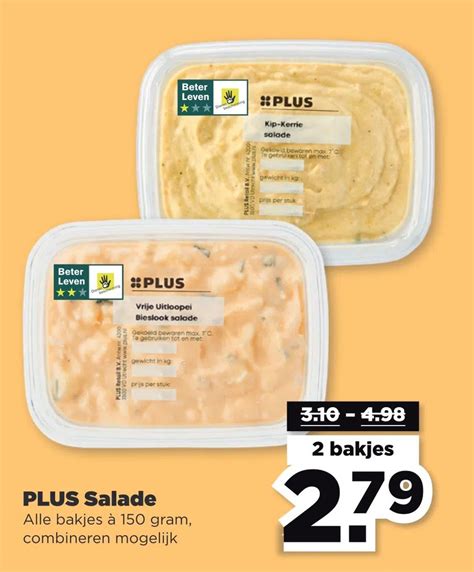 Plus Salade Aanbieding Bij PLUS