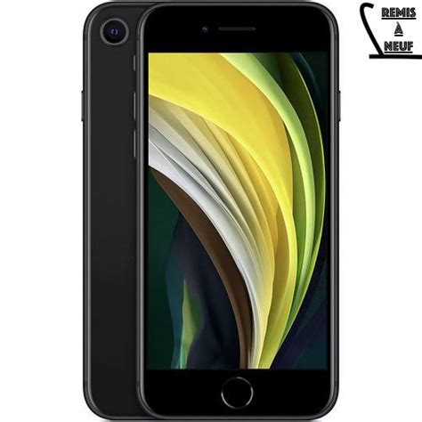 Apple Iphone Normal Gb Gb Noir Remis Neuf Fiche