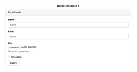 Bootstrap Form Examples - DaveScripts.com