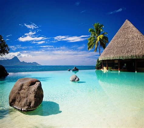 Relax Beach Blue Sky Sea Hd Wallpaper Peakpx