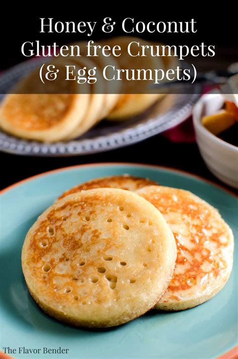 Gluten free Crumpets with Honey & Coconut (& Egg Crumpets) - The Flavor Bender