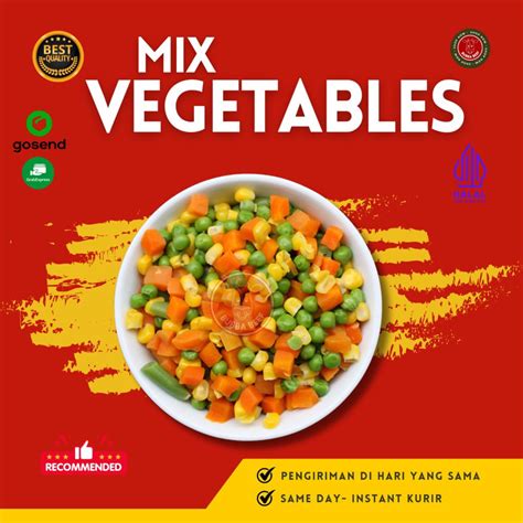 Jual Sayur Mix Frozen Isi Macam Vegetables Mix Frozen Sayur Steak