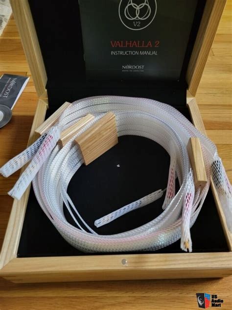 Nordost Valhalla V Speaker Cables M Spades Boxes Papers