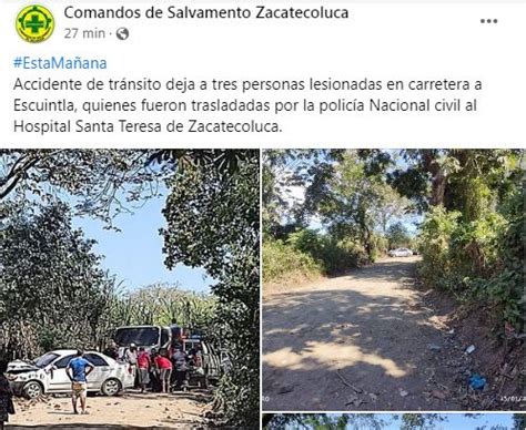 Tres Lesionados Deja Fuerte Accidente En Zacatecoluca El Blog