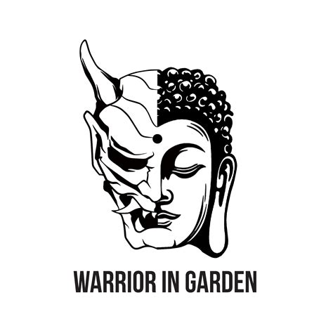 warrior in a garden 10