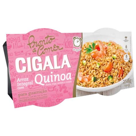 Arroz Integral Quinoa Pronto a Comer CIGALA Nutripédia