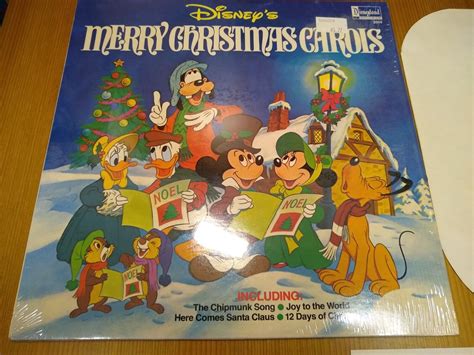 Disney S Merry Christmas Carols LP 1980 Disneyland Records Mickey Goofy