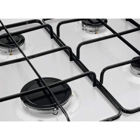 Taque De Cuisson Au Gaz Zanussi ZGH62414WA 58 Cm Blanche