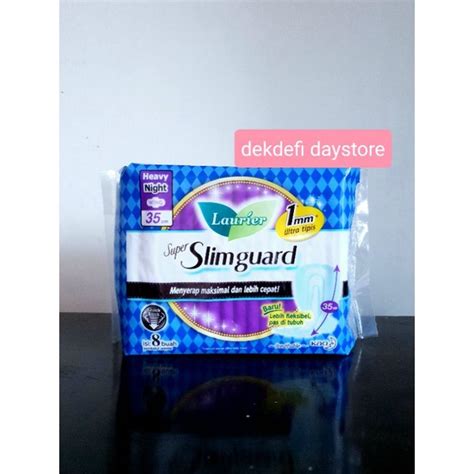 Jual Laurier Super Slimguard Heavy Night Wing 35cm Shopee Indonesia