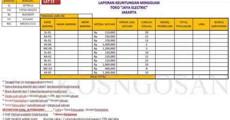 Yuk Mojok Kumpulan Soal Excel Dan Penyelesaiannya