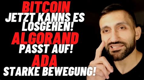 Bitcoin Das Fundament Wird Gelegt Cardano Algorand Lasst Euch