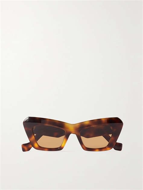 Loewe Eyewear Cat Eye Tortoiseshell Acetate Sunglasses Net A Porter